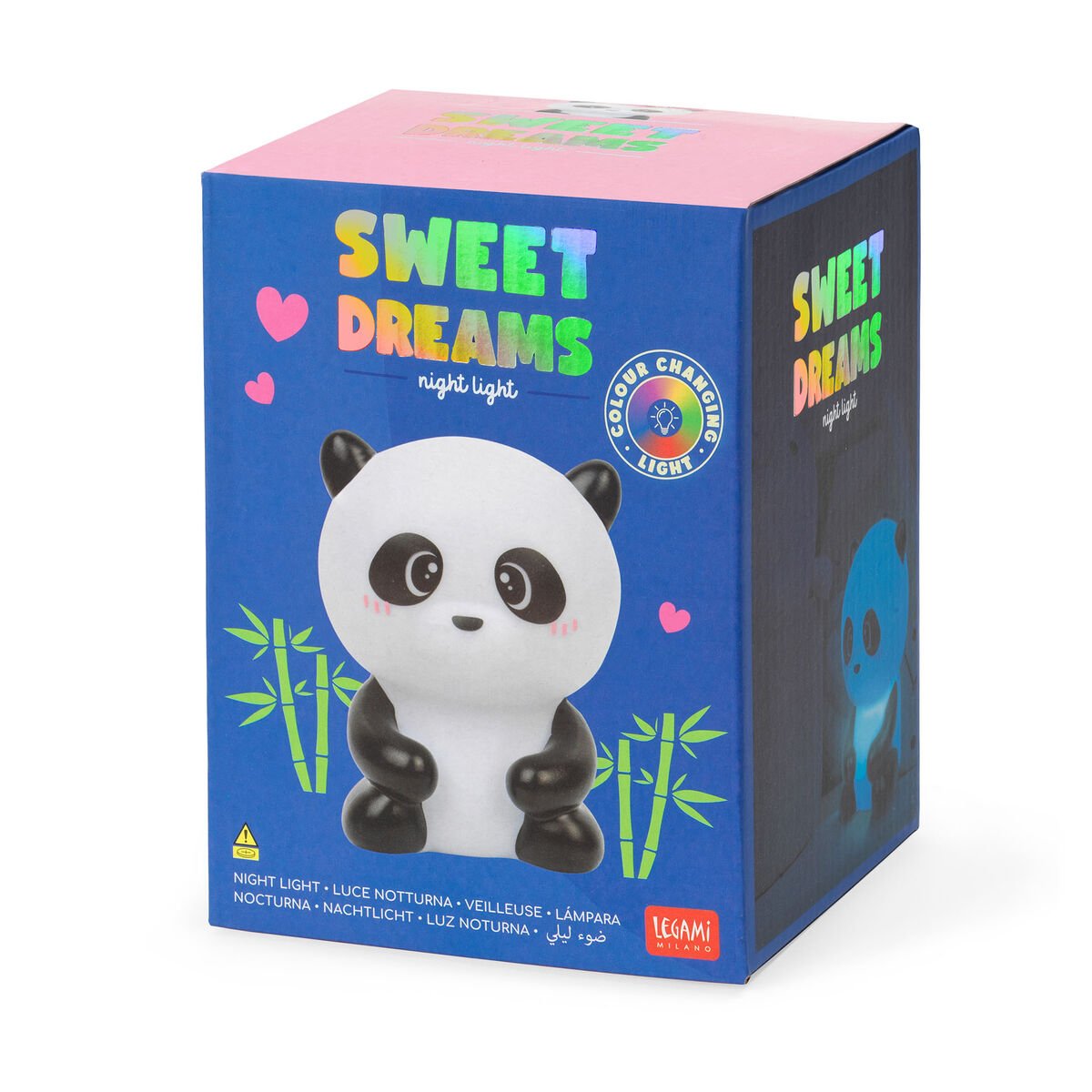 Adorable Panda Rechargeable Night Light with Multicolour Changing LED for Sweet Dreams